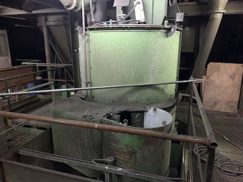 Green sand mixer WEBAC with accessory, 28 t/h